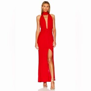 Resse Gown in Perfect Ruby from Revolve